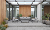 Aspen 4pc Aluminium Outdoor Lounge Set - Razzino Furniture