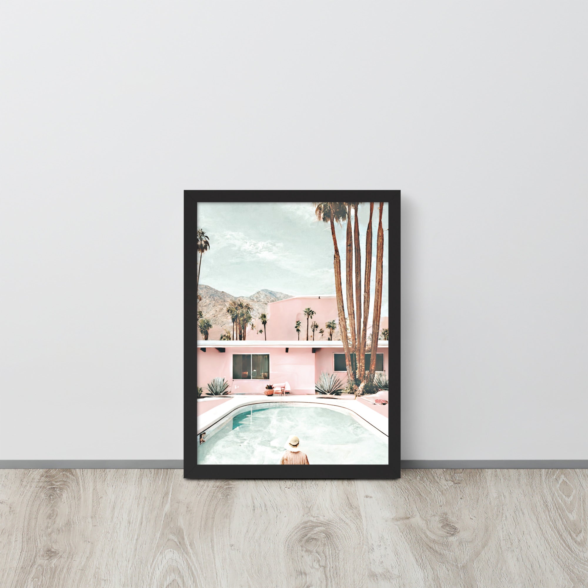 Palm Springs Pool Swim Framed Art Print – Razzino Furniture