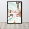 Palm Springs Pool Swim Framed Art Print