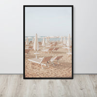 European Sunbathing Framed Art Print