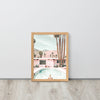 Palm Springs Pool Swim Framed Art Print