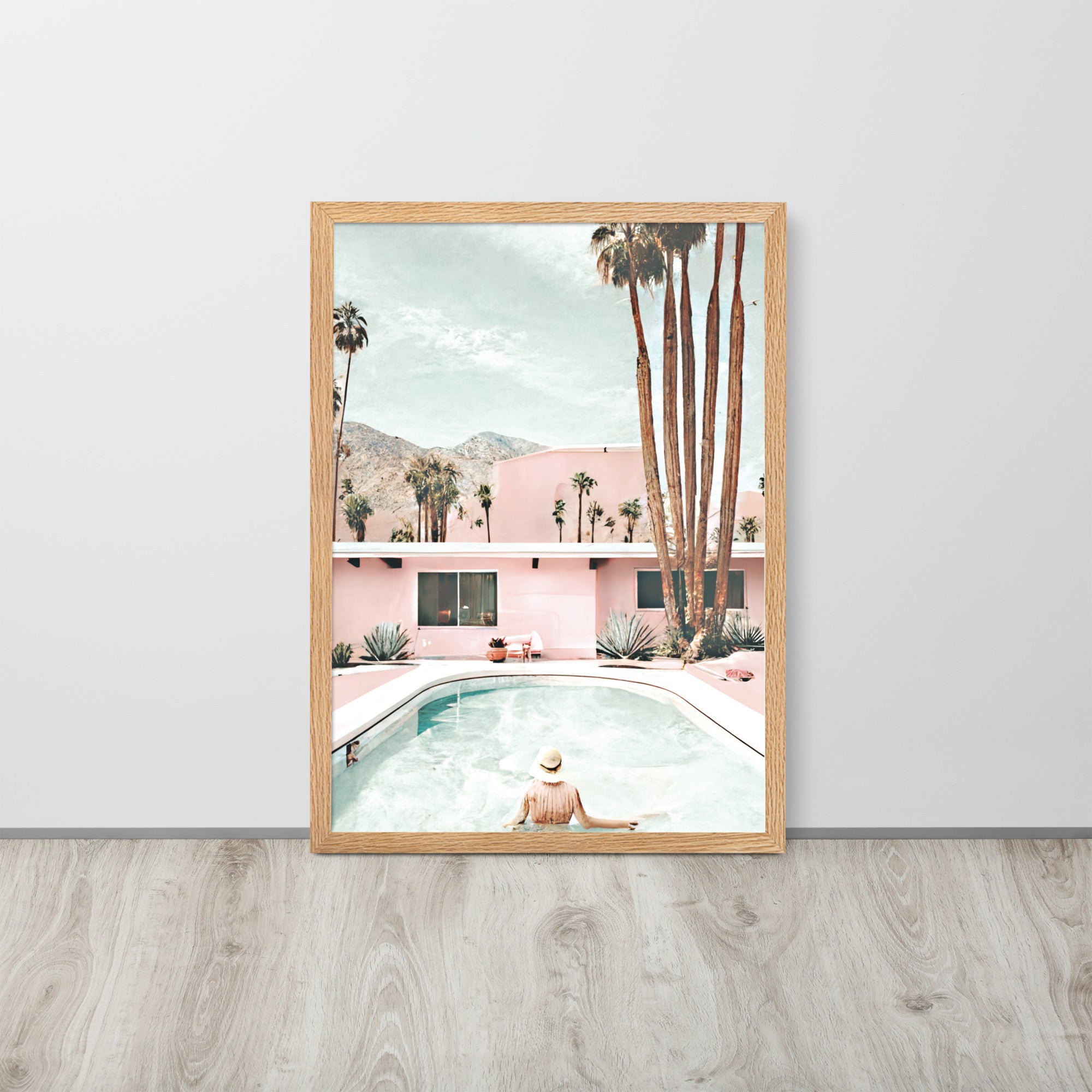 Palm Springs Pool Swim Framed Art Print – Razzino Furniture