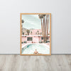 Palm Springs Pool Swim Framed Art Print