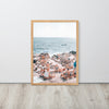Capri Italy Beachscape Scenery Framed Art Print