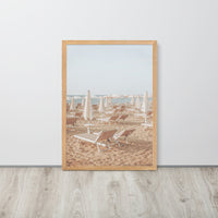 European Sunbathing Framed Art Print