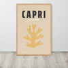 Capri Dolce Vita Neutral Matisse Style Framed Art Print
