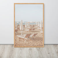 European Sunbathing Framed Art Print