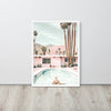 Palm Springs Pool Swim Framed Art Print