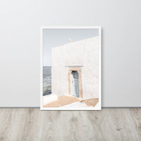 Mikonos Coast Framed Art Print