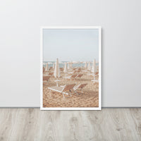 European Sunbathing Framed Art Print