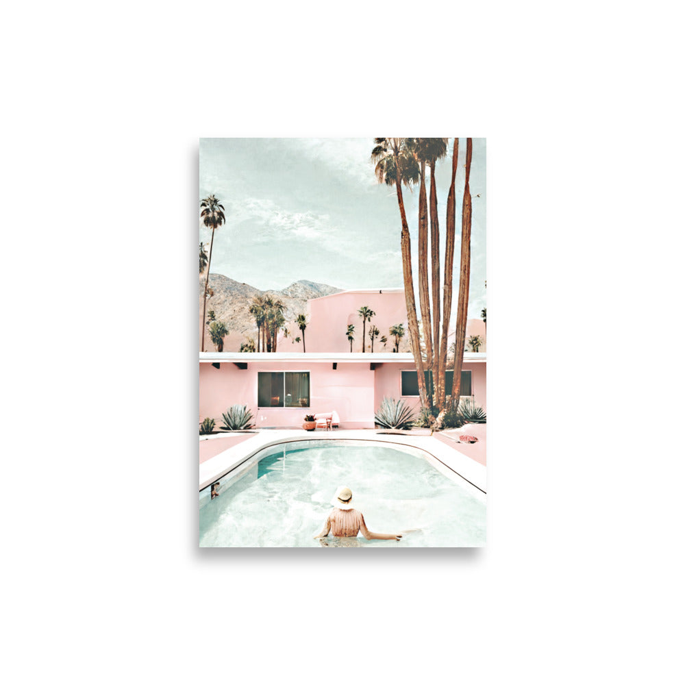 Palm Springs Pool Swim Art Print Poster – Razzino Furniture