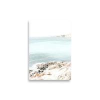 Coastal Beach Rocky Scenery Art Print Poster