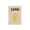 Capri Dolce Vita Neutral Matisse Style Art Print Poster