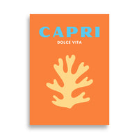 Capri Dolce Vita Matisse Style Art Print Poster