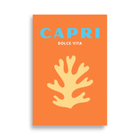 Capri Dolce Vita Matisse Style Art Print Poster