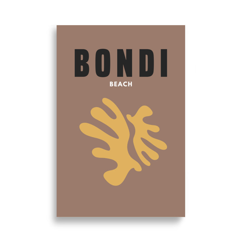 Bondi Beach Matisse Style Art Print Poster