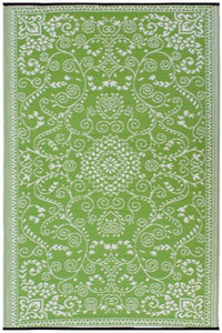 Eco Friendly Outdoor Rug - Turkish - Lime & Cream