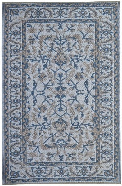 Eco Friendly Outdoor Rug - Nain Blue