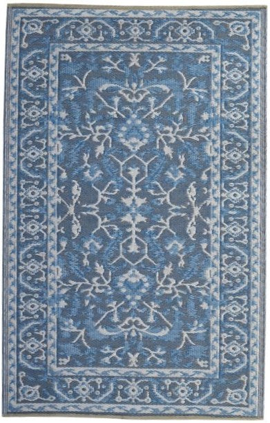 Eco Friendly Outdoor Rug - Nain Blue