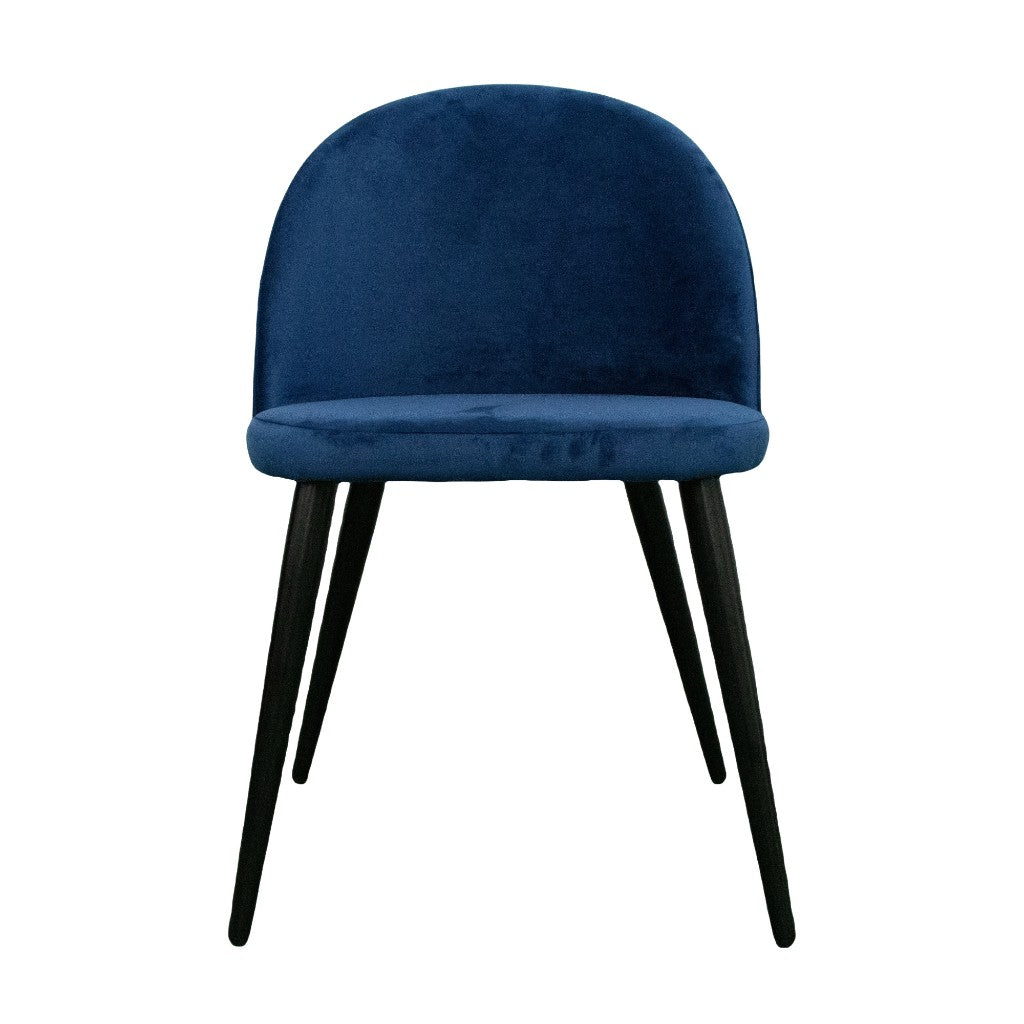Nelle Navy Velvet Dining Chairs - SET of 4 - Razzino Furniture
