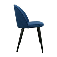 Nelle Navy Velvet Dining Chairs - SET of 4