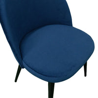 Nelle Navy Velvet Dining Chairs - SET of 4
