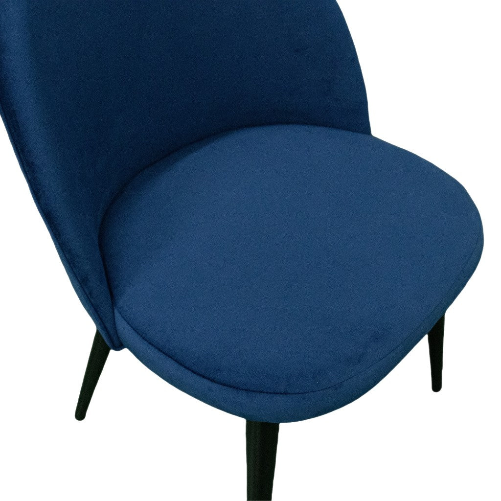 Nelle Navy Velvet Dining Chairs - SET of 4