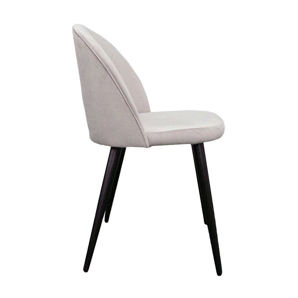 Nelle Beige Velvet Dining Chair - SET of 4