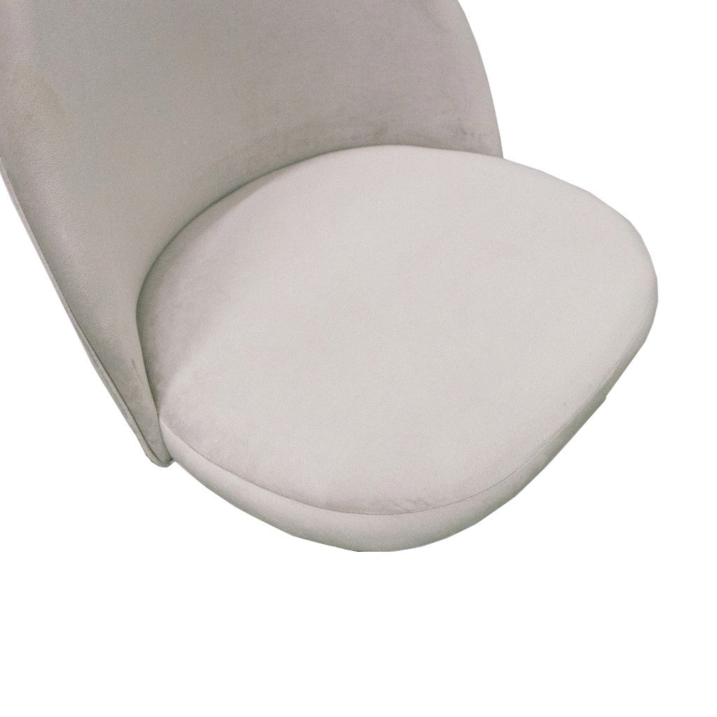 Nelle Beige Velvet Dining Chair - SET of 4