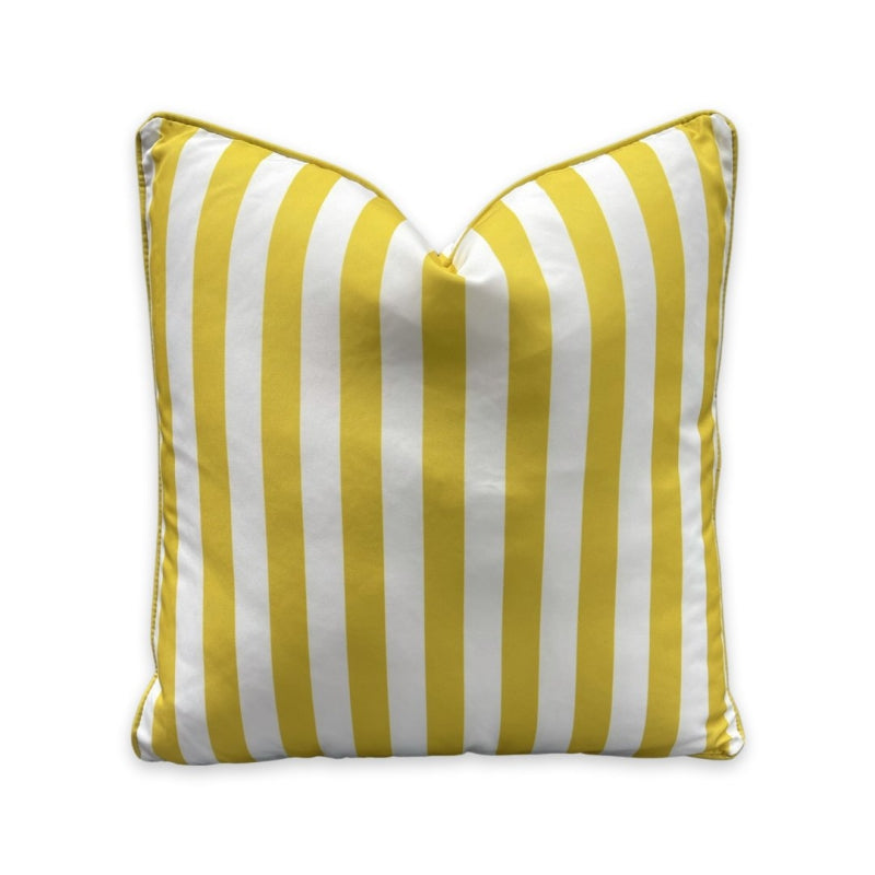 Yellow best sale stripe pillow