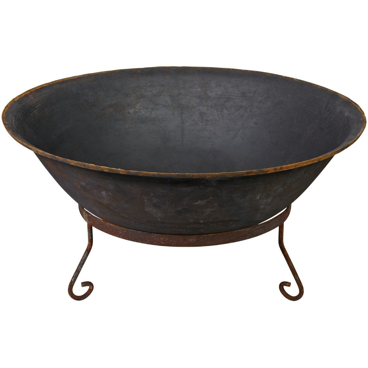 120cm Cast Iron Fire Pit Bowl with Stand - Razzino Furniture