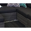 4pc CAPRI OUTDOOR RATTAN SOFA & ARM CHAIRS SET - Razzino Furniture