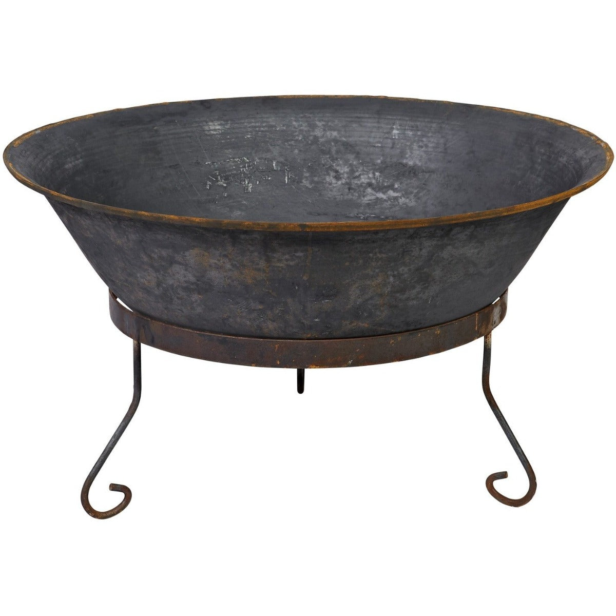 90cm Cast Iron Fire Pit Bowl with Stand - Razzino Furniture