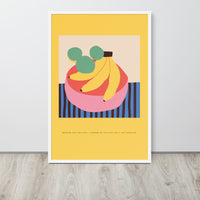 Abstract Fruit Bowl Framed Art Print