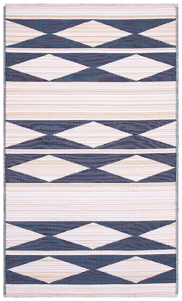 Eco Outdoor Rug - Cairo Black & Tan - Razzino Furniture