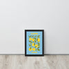 Capri Lemons Framed Art Print