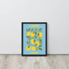 Capri Lemons Framed Art Print