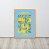 Capri Lemons Framed Art Print