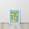 Capri Lemons Framed Art Print