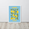 Capri Lemons Framed Art Print