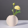 Circle Vessel Vase - Creamy White - 16cm - Razzino Furniture