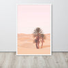 Desert Palm Sunset Framed Art Print