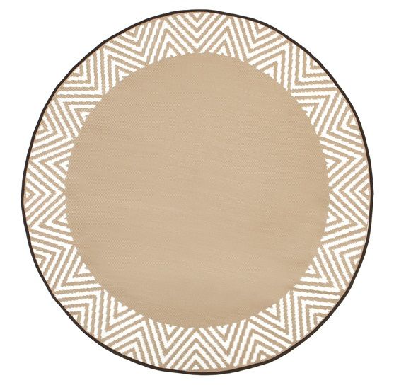 Eco Circle Outdoor Rug - Olympia Beige - Razzino Furniture