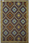Eco Outdoor Rug - Mexicana - Blue & Brown - Razzino Furniture