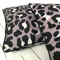 Grey Leopard Print - Outdoor Cushion - Razzino Furniture