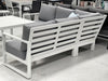 Primo 4pc Outdoor Aluminium Lounge Setting - White