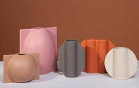 Large Egg Vessel Vase - Pink - 26cm - Razzino Furniture