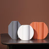 Octagonal Vessel Vase - Charcoal Grey - 20cm - Razzino Furniture