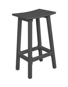 Oslo Bar stool - Gunmetal