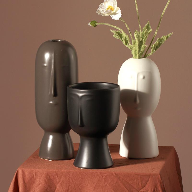 People Vase - Grey - 30cm - Razzino Furniture